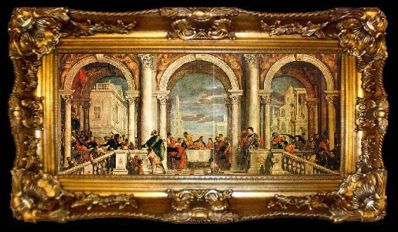 framed   Paolo  Veronese Feast in the House of Levi, ta009-2